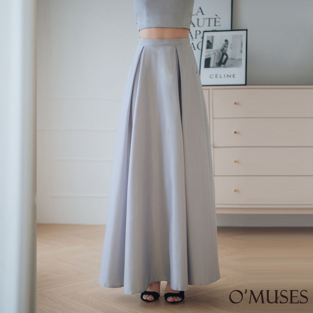 手工婚紗緞灰色長裙13-32204