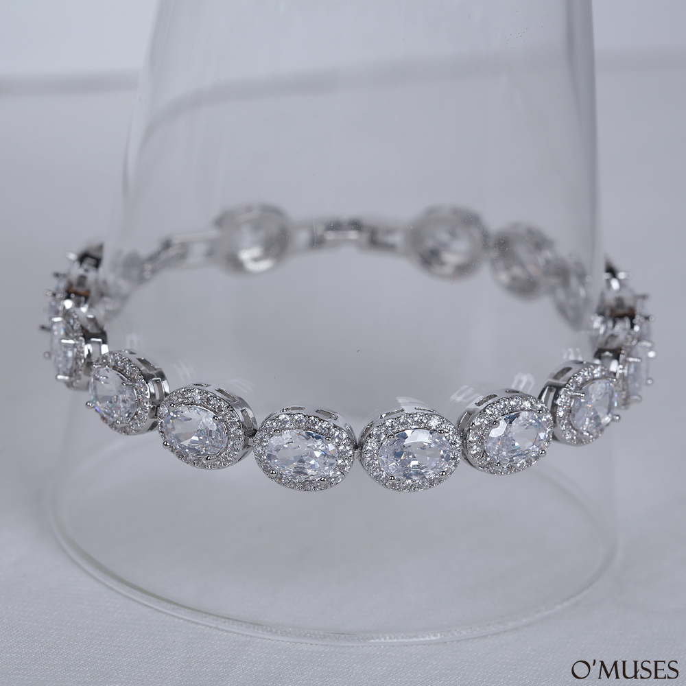 鋯石亮鑽手鍊手環21-7598