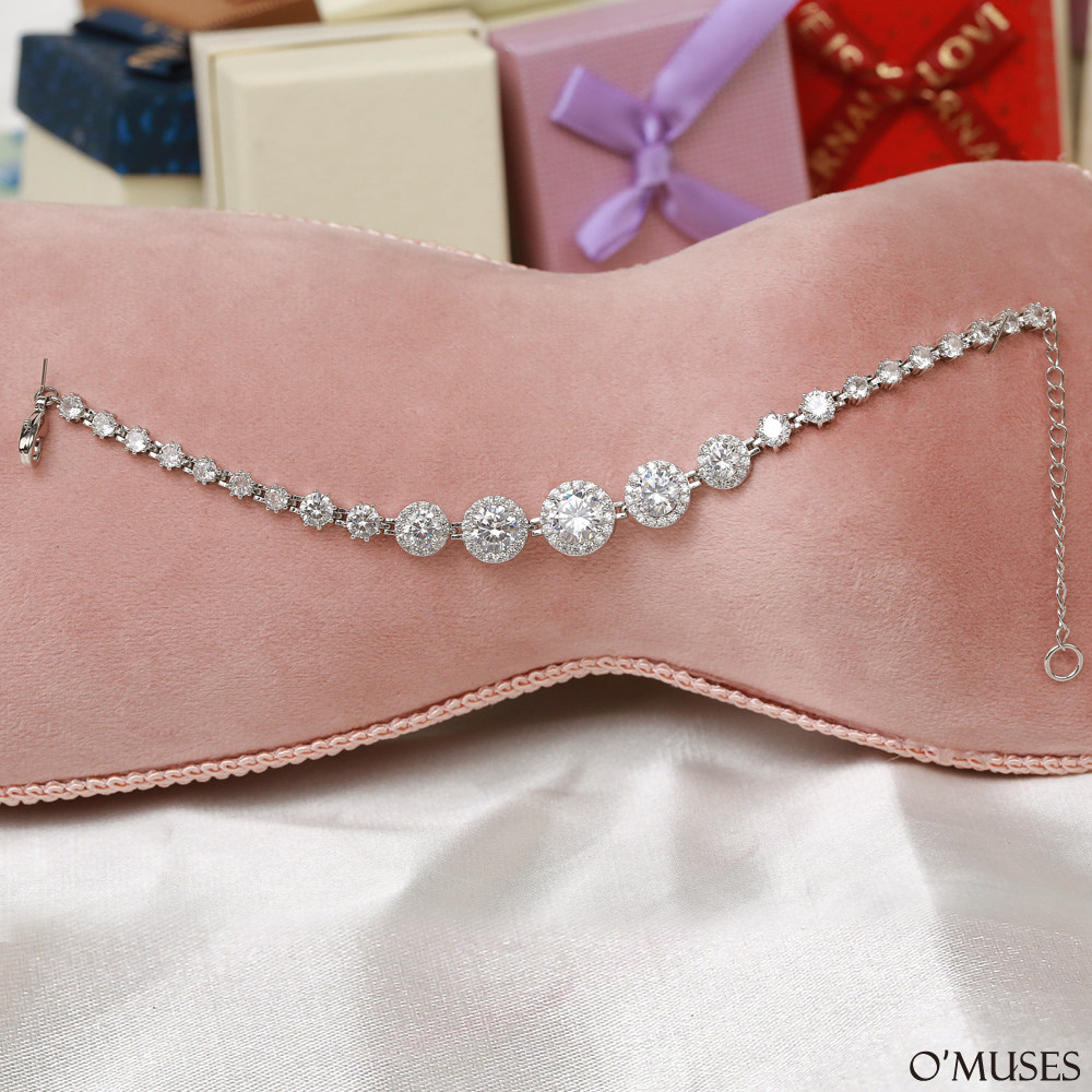 奢華鋯石手鍊手環21-019613