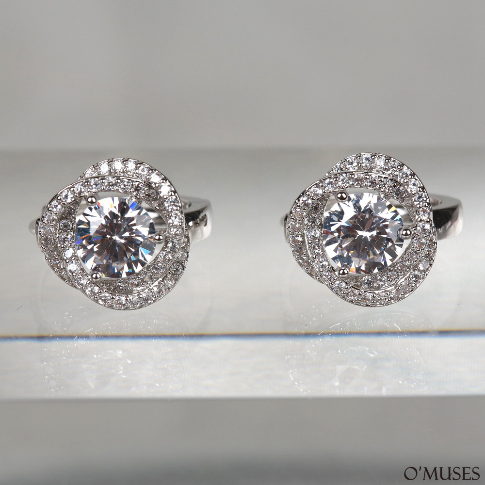 花苞鑽針式耳環21-7742